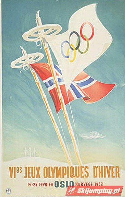 007 Plakat Zimowych Igrzysk Olimpijskich w Oslo (1952)